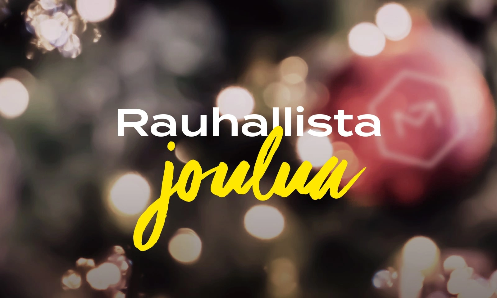 Rauhallista joulua kaikille!